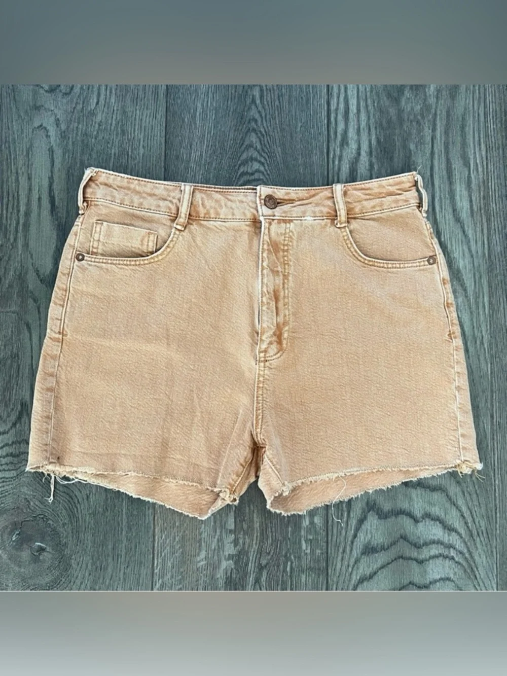 ANTHROPOLOGIE PILCRO High Rise Denim Cutoff Jean Shorts Size 28